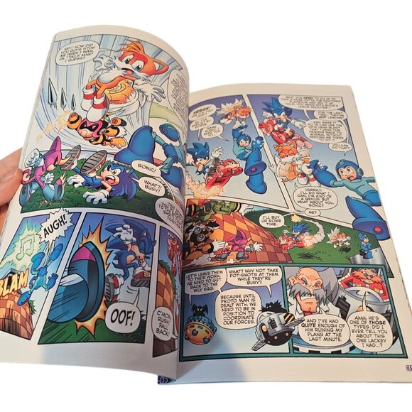 Sonic Mega Man Worlds Collide 2 Archie Comics Comic Book Graphic Novel Gaming - Picture 7 of 10